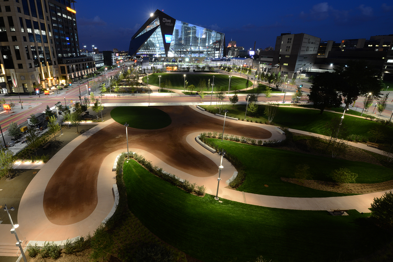 City Parks At Night