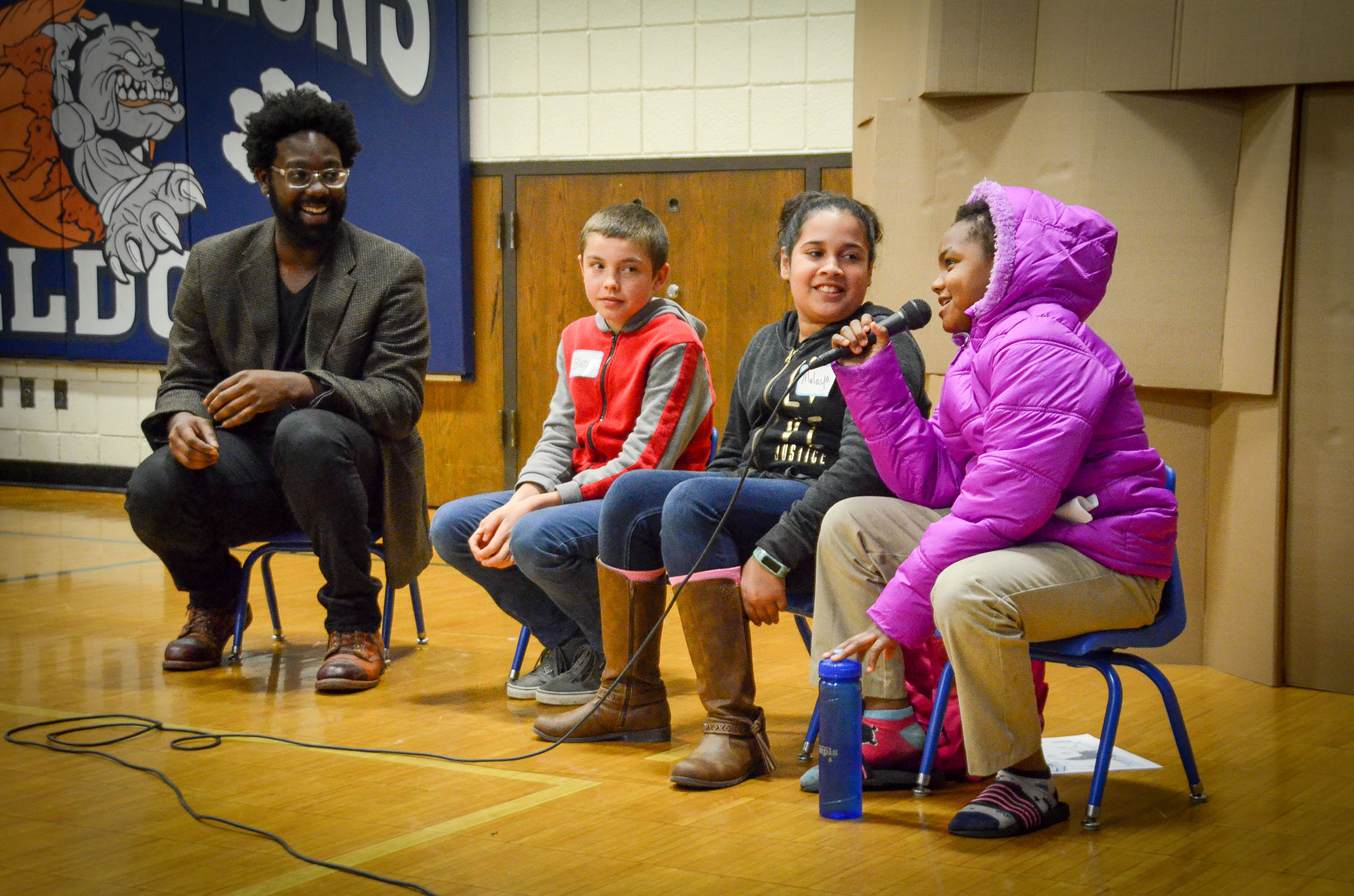 Kids sharing their ideas